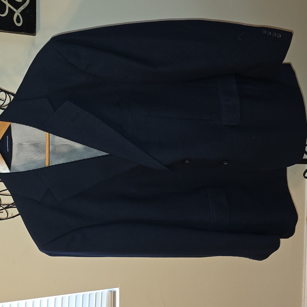 Stafford Navy Dress Jacket Mens (David #8)